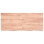 Light brown treated oak wood table top 140x60x(2-6) cm by vidaXL, Table tops - Ref: Foro24-3156382, Price: 133,40 €, Discount: %