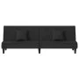 Schwarzes Samt-Schlafsofa von vidaXL, Sofas - Ref: Foro24-351911, Preis: 273,61 €, Rabatt: %