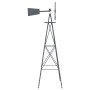 Molino de viento Manual Gris 84 x 68 x 245 cm Hierro