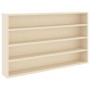 Estuche de Exhibición de Madera Marrón 60 x 8.5 x 37 cm