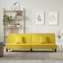 Gelbes Samt-Schlafsofa von vidaXL, Sofas - Ref: Foro24-351912, Preis: 244,61 €, Rabatt: %