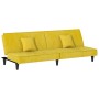 Gelbes Samt-Schlafsofa von vidaXL, Sofas - Ref: Foro24-351912, Preis: 249,15 €, Rabatt: %
