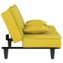 Gelbes Samt-Schlafsofa von vidaXL, Sofas - Ref: Foro24-351912, Preis: 244,61 €, Rabatt: %