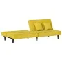 Gelbes Samt-Schlafsofa von vidaXL, Sofas - Ref: Foro24-351912, Preis: 244,61 €, Rabatt: %