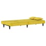 Gelbes Samt-Schlafsofa von vidaXL, Sofas - Ref: Foro24-351912, Preis: 249,15 €, Rabatt: %
