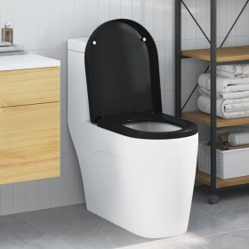 Asiento de WC Negro 48 x 36.5 x 4.5 cm Polipropileno