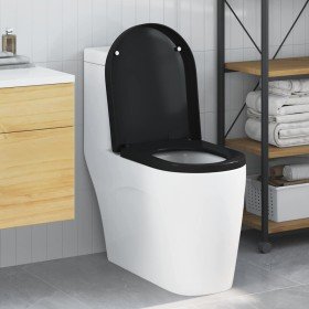 Asiento de WC Negro 48 x 36.5 x 4.5 cm Polipropileno