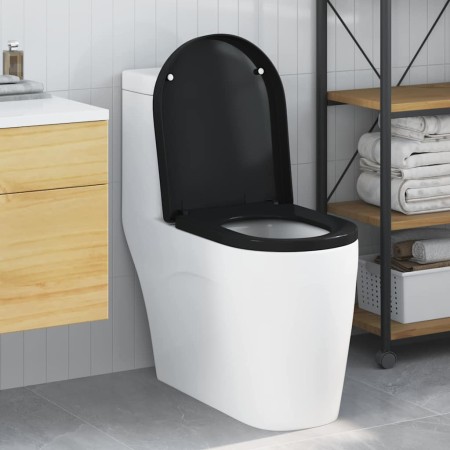 Asiento de WC Negro 48 x 36.5 x 4.5 cm Polipropileno