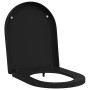 Asiento de WC Negro 48 x 36.5 x 4.5 cm Polipropileno