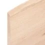 Tischplatte aus unbehandeltem massivem Eichenholz, 100 x 40 x 2 cm von vidaXL, Tischplatten - Ref: Foro24-3156299, Preis: 58,...