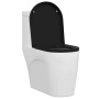 Asiento de WC Negro 48 x 36.5 x 4.5 cm Polipropileno
