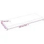 Tischplatte aus unbehandeltem massivem Eichenholz, 100 x 40 x 2 cm von vidaXL, Tischplatten - Ref: Foro24-3156299, Preis: 58,...