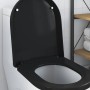 Asiento de WC Negro 48 x 36.5 x 4.5 cm Polipropileno