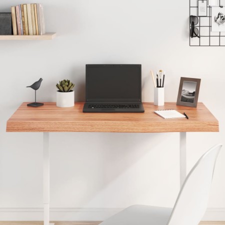 Light brown treated oak wood table top 100x60x(2-6) cm by vidaXL, Table tops - Ref: Foro24-3156370, Price: 101,37 €, Discount: %
