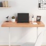 Light brown treated oak wood table top 100x60x(2-6) cm by vidaXL, Table tops - Ref: Foro24-3156370, Price: 101,37 €, Discount: %