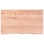 Light brown treated oak wood table top 100x60x(2-6) cm by vidaXL, Table tops - Ref: Foro24-3156370, Price: 101,37 €, Discount: %