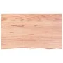 Light brown treated oak wood table top 100x60x(2-6) cm by vidaXL, Table tops - Ref: Foro24-3156370, Price: 100,12 €, Discount: %