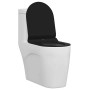 Inodoro adecuado para Asiento Manual Negro 50 x 36 x 5 cm