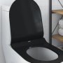 Inodoro adecuado para Asiento Manual Negro 50 x 36 x 5 cm