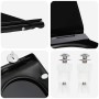 Inodoro adecuado para Asiento Manual Negro 50 x 36 x 5 cm