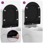 Inodoro adecuado para Asiento Manual Negro 50 x 36 x 5 cm