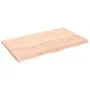 Massivholz Tischplatte Eiche unbehandelt 100x60x(2-4) cm von vidaXL, Tischplatten - Ref: Foro24-3156306, Preis: 91,55 €, Raba...