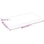 Massivholz Tischplatte Eiche unbehandelt 100x60x(2-4) cm von vidaXL, Tischplatten - Ref: Foro24-3156306, Preis: 91,55 €, Raba...