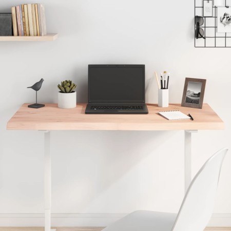 Untreated solid oak wood table top 100x50x(2-4) cm by vidaXL, Table tops - Ref: Foro24-3156303, Price: 88,52 €, Discount: %