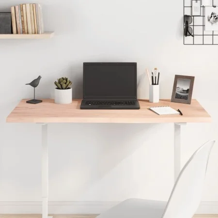 Untreated solid oak wood table top 100x60x2 cm by vidaXL, Table tops - Ref: Foro24-3156305, Price: 79,48 €, Discount: %