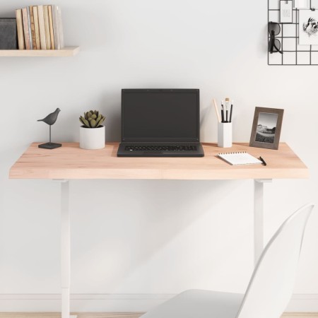 Untreated solid oak wood table top 100x40x(2-4) cm by vidaXL, Table tops - Ref: Foro24-3156300, Price: 82,74 €, Discount: %
