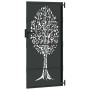 Puerta de jardín, Puerta de Jardín 85x75 cm Diseño de Árbol de