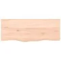 Untreated solid oak wood table top 100x40x(2-4) cm by vidaXL, Table tops - Ref: Foro24-3156300, Price: 81,12 €, Discount: %