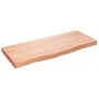 Light brown treated oak wood table top 100x40x(2-6) cm by vidaXL, Table tops - Ref: Foro24-3156364, Price: 85,72 €, Discount: %