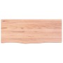 Light brown treated oak wood table top 100x40x(2-4) cm by vidaXL, Table tops - Ref: Foro24-3156363, Price: 89,71 €, Discount: %