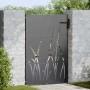 Puerta de jardín con cerradura Negro 85 x 150 cm