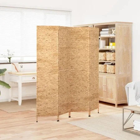 4-panel water hyacinth screen 163x180 cm by vidaXL, Room dividers - Ref: Foro24-355194, Price: 156,50 €, Discount: %
