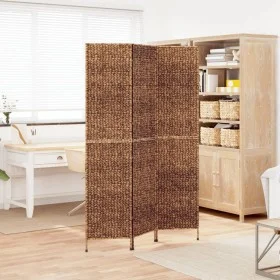 3-panel screen water hyacinth brown 122x180 cm by vidaXL, Room dividers - Ref: Foro24-355192, Price: 106,03 €, Discount: %