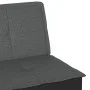 Sofá cama de tela gris oscuro de vidaXL, Sofás - Ref: Foro24-351914, Precio: 265,05 €, Descuento: %