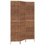 Biombo de 3 paneles jacinto de agua marrón 122x180 cm de vidaXL, Divisores de ambientes - Ref: Foro24-355192, Precio: 105,77 ...