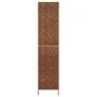 Biombo de 3 paneles jacinto de agua marrón 122x180 cm de vidaXL, Divisores de ambientes - Ref: Foro24-355192, Precio: 105,77 ...
