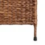 Biombo de 3 paneles jacinto de agua marrón 122x180 cm de vidaXL, Divisores de ambientes - Ref: Foro24-355192, Precio: 105,77 ...