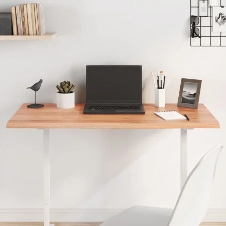Light brown treated oak wood table top 100x40x2 cm by vidaXL, Table tops - Ref: Foro24-3156362, Price: 66,79 €, Discount: %