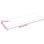 Tischplatte aus hellbraun behandeltem Eichenholz, 100 x 40 x 2 cm von vidaXL, Tischplatten - Ref: Foro24-3156362, Preis: 66,7...
