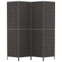 4-teiliger Wasserhyazinthenschirm schwarz 163x180 cm von vidaXL, Raumteiler - Ref: Foro24-355196, Preis: 120,09 €, Rabatt: %