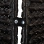 4-teiliger Wasserhyazinthenschirm schwarz 163x180 cm von vidaXL, Raumteiler - Ref: Foro24-355196, Preis: 120,09 €, Rabatt: %