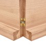 Tischplatte aus hellbraun behandeltem Eichenholz, 120 x 40 x (2–6) cm von vidaXL, Tischplatten - Ref: Foro24-3156372, Preis: ...