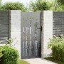 Puerta de jardín con cerradura Negro 85 x 200 cm en Puertas de jardín | Comprar online en Foro24