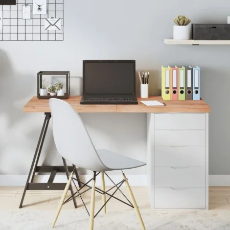 Light brown treated oak wood table top 120x60x(2-4) cm by vidaXL, Table tops - Ref: Foro24-3156375, Price: 97,39 €, Discount: %