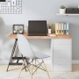 Light brown treated oak wood table top 120x60x(2-4) cm by vidaXL, Table tops - Ref: Foro24-3156375, Price: 98,62 €, Discount: %