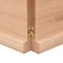Tischplatte aus hellbraun behandeltem Eichenholz, 120 x 60 x (2–4) cm von vidaXL, Tischplatten - Ref: Foro24-3156375, Preis: ...